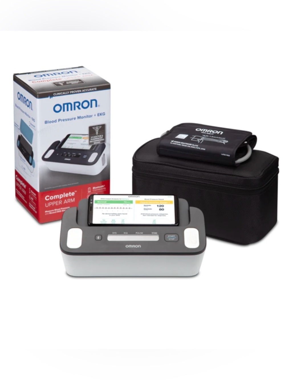 OMRON EKG & Upper-Arm Blood Pressure Monitor - White & Black / Retails for $315